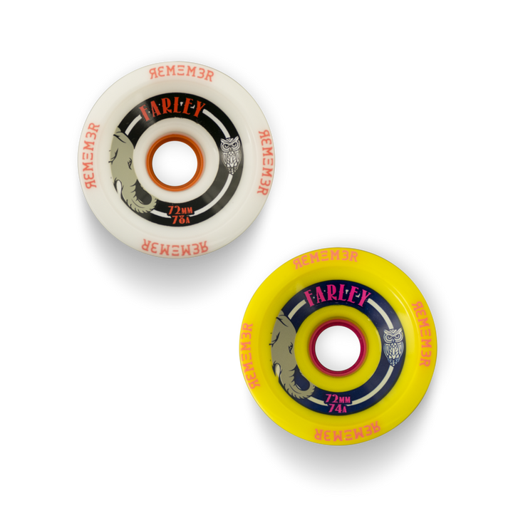Remember Collective Farley Wheels, 72mm 78a - White
