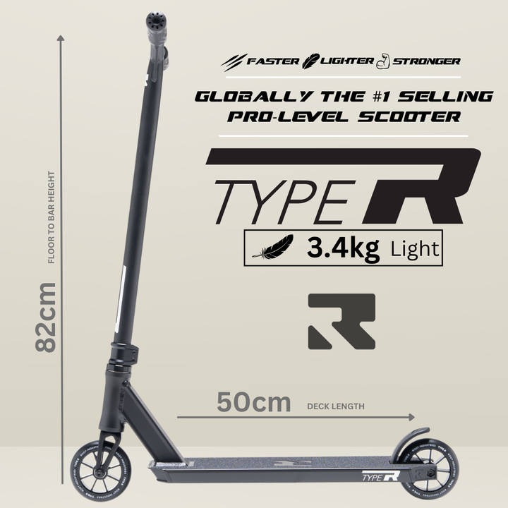 Root Industries Type R Pro Black Matte - dimensions et poids