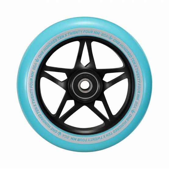 Blunt Wheel S3 110mm Black/Turquoise