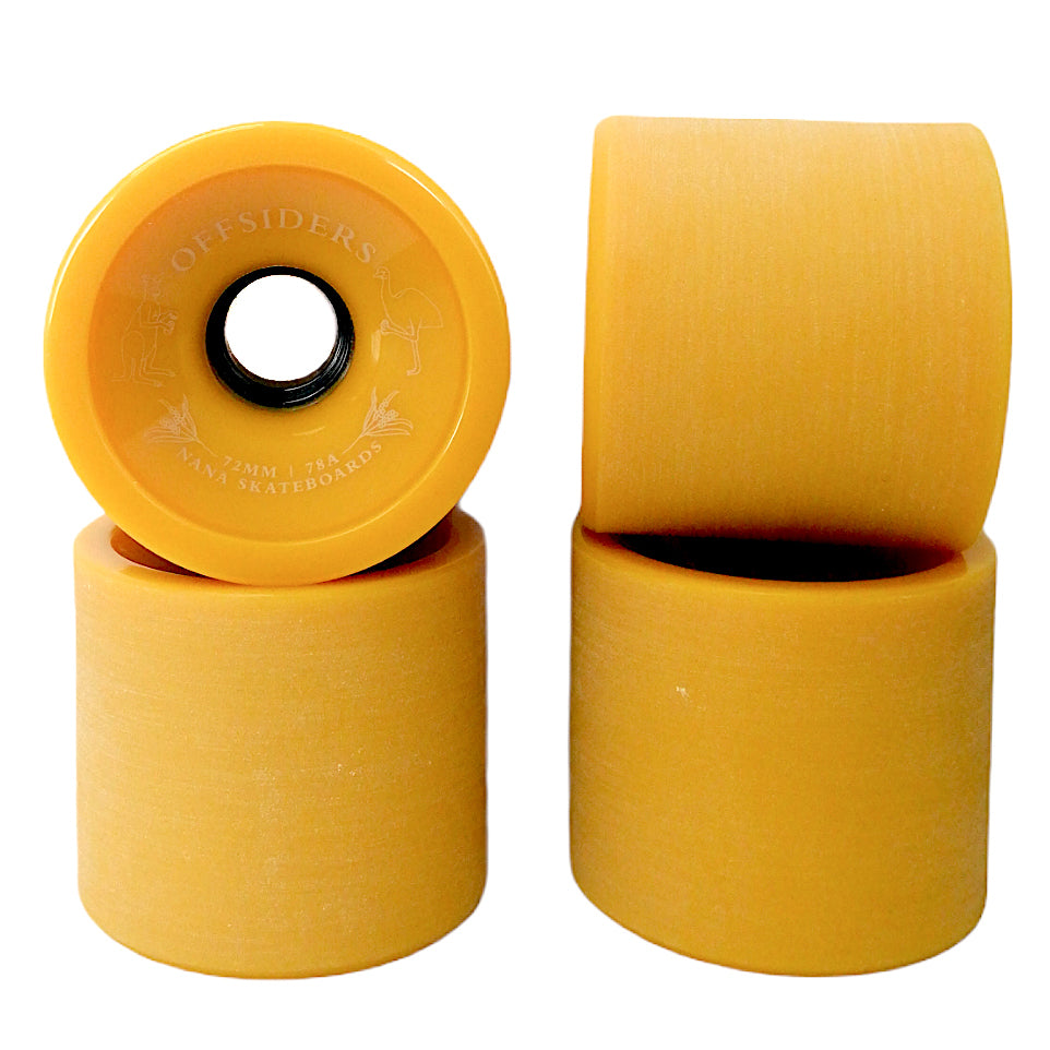 Nana Wheels 72mm Offsiders Gold