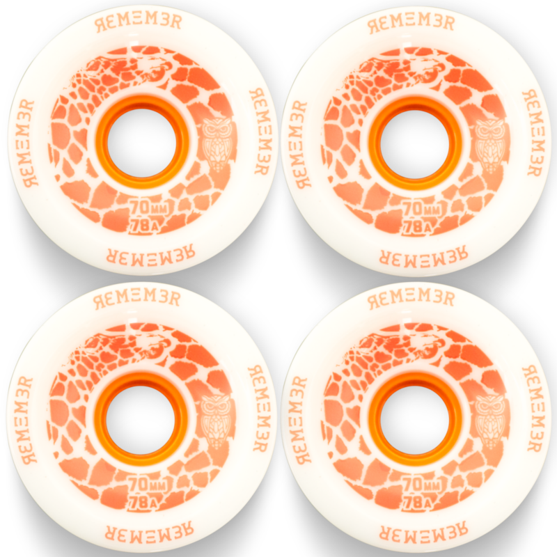 Remember Collective Savannah Slamma Wheels, 70mm 78a - White