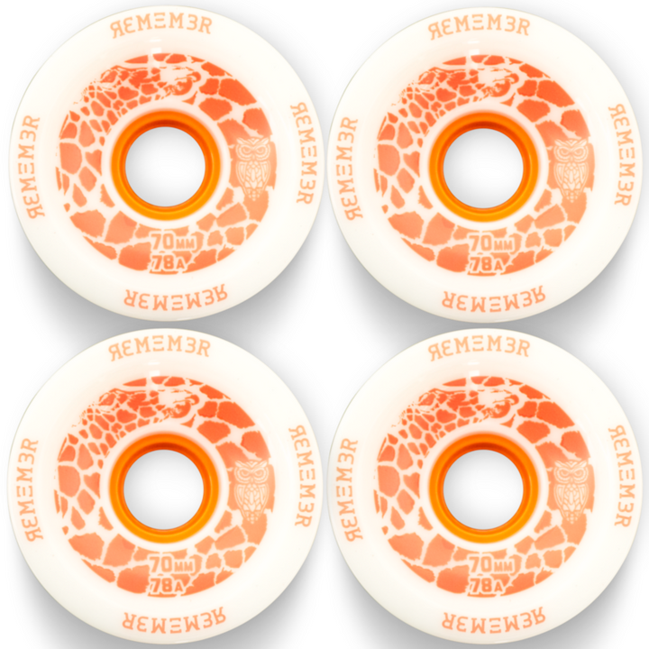 Remember Collective Savannah Slamma Wheels, 70mm 78a - White