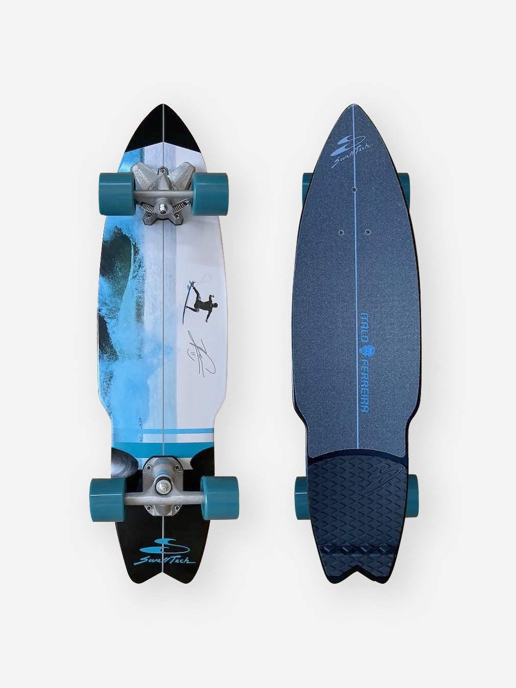 Surfskate/Swelltech Wheels 70mm Black