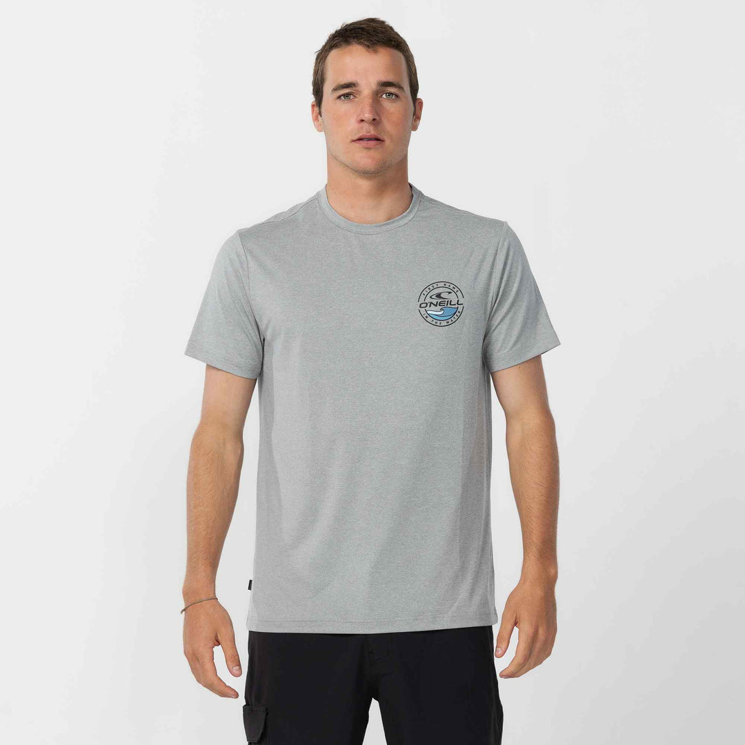 O'Neill TRVLR UPF PEAK TEE - HGR HEATHER GREY