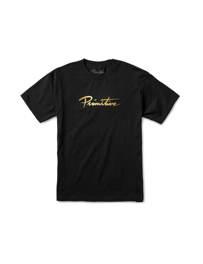 Primitive Tee Nuevo Script Black