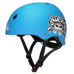 Triple8 Lil 8 Helmet Neon Blue Matt