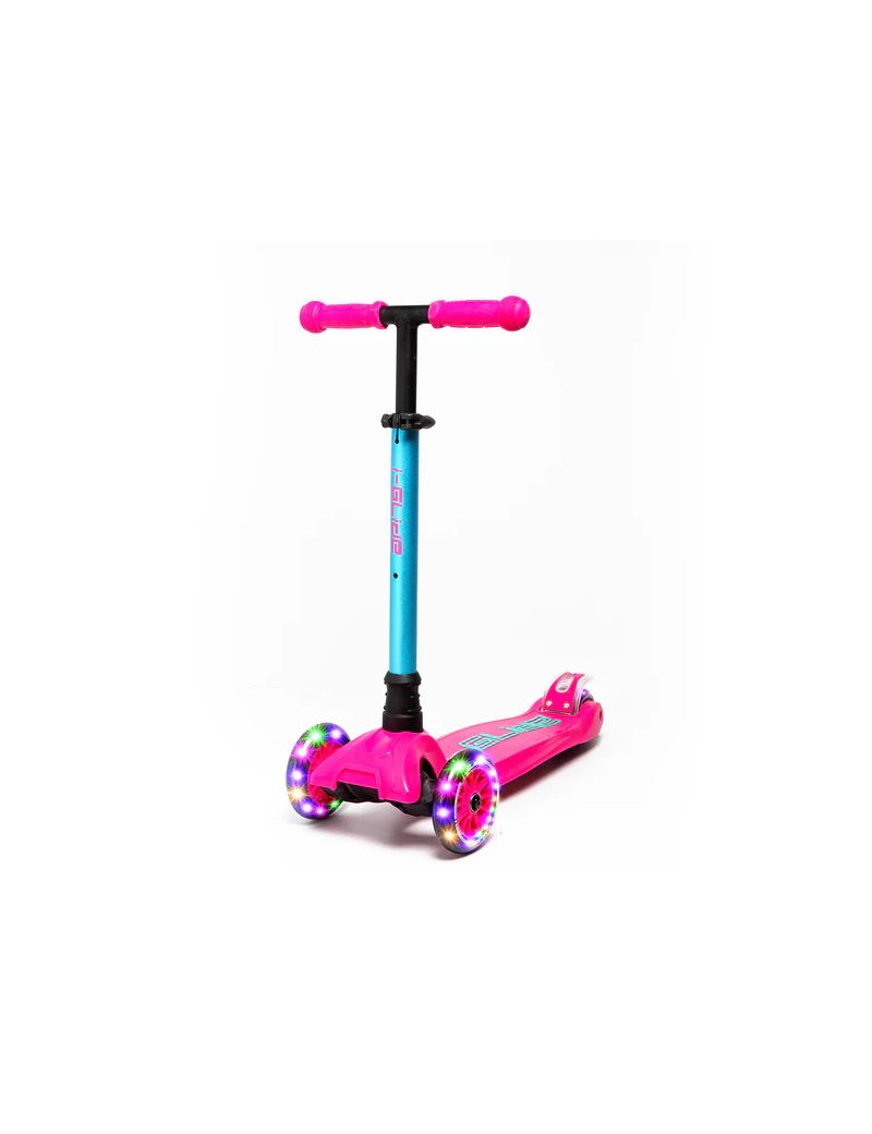 I-Glide Kids Scooter Pink Aqua